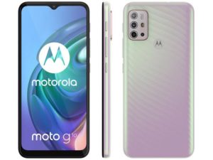 PM - Celular/Smartphone Motorola Moto G10 64GB Branco Floral - 155626200