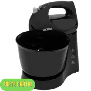 PM - Batedeira Portátil Ultra - Preta 150W B-11 3 Velocidades - 021246600