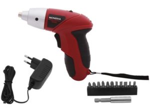 PM - Parafusadeira Mondial a Bateria 4,8V - Velocidade Reversível 12 Peças FPF-05 - 024200300