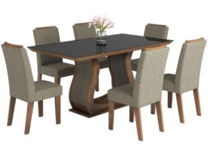 PM - Mesa de Jantar 6 Cadeiras 6 Lugares Retangular - 071412629