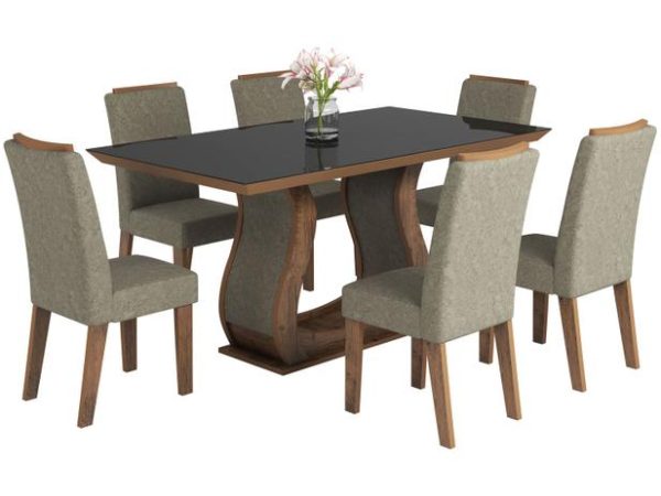 PM - Mesa de Jantar 6 Cadeiras 6 Lugares Retangular - 071412629