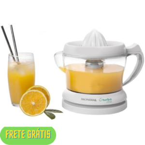 OFERTA 17/11/24 Espremedor de Frutas Mondial E-01 Elétrico - 25W Branco - PM 021801500