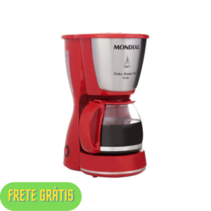 PM - Cafeteira Elétrica Mondial Dolce Arome Vermelha - 18 Xícaras - 221536200