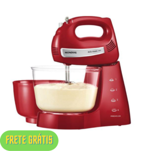 OFERTA 21/12/24 Batedeira Mondial Vermelha 400W Premium - PM 021244600