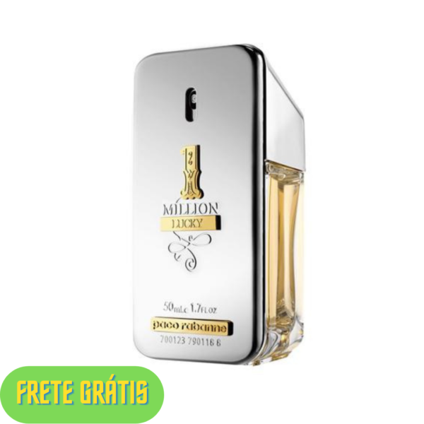 PM - 1 Million Lucky Paco Rabanne - Perfume Masculino - Eau de Toilette 50ml - 580758500