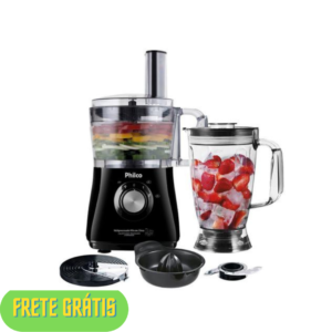 PM - Multiprocessador Philco Preto All in One 2 Citrus - 2 Velocidades + Pulsar 800W - 023722200
