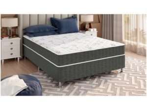 PM - Cama Box Casal Ortobom Conjugado Mola - 43x138x188cm Physical Spring Gray - 124354900