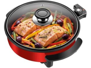 PM - Panela Elétrica Lenoxx Easy Red 1250W 2,5L - Controle de Temperatura -  226441900