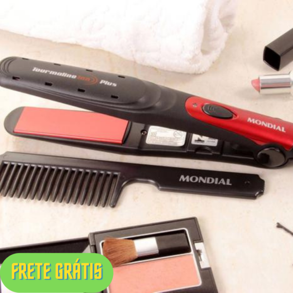 PM - Chapinha/Prancha de Cabelo 200ºC - Alisa Seco e Molhado - Mondial P11 - 200492700