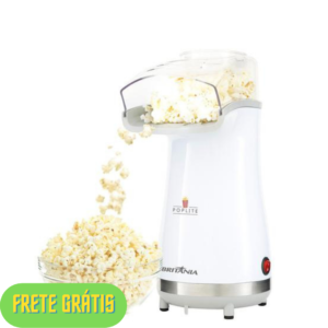 PM - Pipoqueira Elétrica Britânia Poplite BPI01B - 1/2 Xícara de Pipoca Branca - 218503900