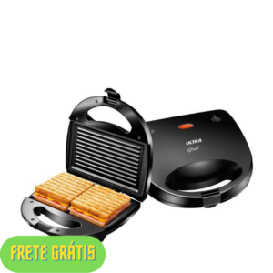 OFERTA 18/11/24 Sanduicheira Ultra S-13 750W Preto 750W - Antiaderente- PM 020860000