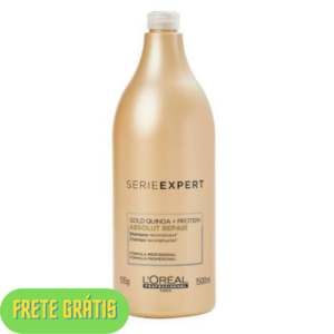 PM - L'Oréal Professionnel Absolut Repair Gold Quinoa + Protein - Shampoo Tamanho Profissional -  abdb597c82