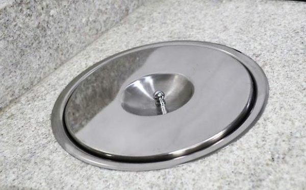 PM - Lixeira Pia Cozinha Embutir No Granito Em Inox 5lts 20X24 CM - LOJASARAH - chh2b47c12
