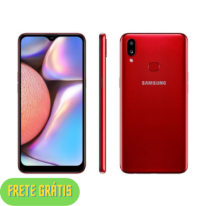 09/07/24 Smartphone Samsung Galaxy A10s 32GB Vermelho - 4G 2GB RAM 6,2” - PM155568600