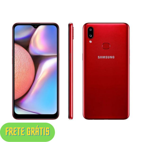 09/07/24 Smartphone Samsung Galaxy A10s 32GB Vermelho - 4G 2GB RAM 6,2” - PM155568600