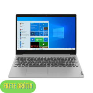 OFERTA 17/08/24 Notebook Lenovo IdeaPad3i 82BS0005BR Intel Core i5 - 8GB 256GB SSD 15,6” LCD Windows 10 - PM135302600