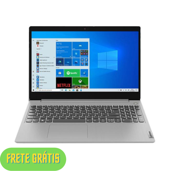 OFERTA 17/08/24 Notebook Lenovo IdeaPad3i 82BS0005BR Intel Core i5 - 8GB 256GB SSD 15,6” LCD Windows 10 - PM135302600