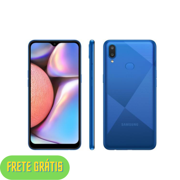 OFERTA 03/11/24 Smartphone Samsung Galaxy A10s 32GB Azul Absurdo - 4G 2GB RAM Tela 6,2” Câm. Dupla + Selfie 8MP - PM 155617900