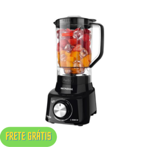 OFERTA 17/01/25 Liquidificador Mondial Turbo Power L-99 FB Preto - PM 021756600
