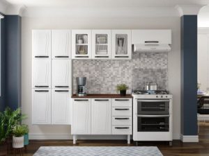 OFERTA 04/12/24 Cozinha Compacta Colormaq Barcelona 10 Portas - Aço - PM 073897601