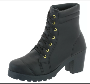 DFT - Bota Coturno Salto Mariha Preto - MA463SHF94TYV