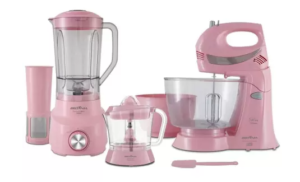 PM - Coj Cozinha Britânia BKT51R Rosa 220V - Britania - ag215gk9d1
