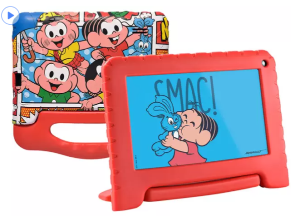 PM - ablet Infantil Multi Turma da Mônica PTB7RSG - NB341 com Case 7”  - 226924500