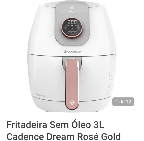 09/06/2024 Fritadeira Cadence Rosé - PM