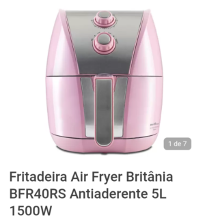 09/06/24 Fritadeira Rosa Britânia