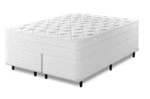 OFERTA 19/11/24 Cama Box Queen + Colchão Molas Ensacadas Capitano EPS Europillow 158x198x67cm - PM df7h3ekdc7