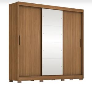 OFERTA 29/11/24 Guarda-roupa Casal com Espelho 3 Portas de Correr 6 Gavetas Demóbile Londres - PM 237139600