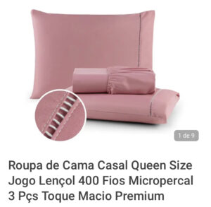 OFERTA 18/11/24 Roupa de Cama Casal Queen Size Jogo Lençol 400 Fios Micropercal 3 Pçs Toque Macio Premium fgec0kb9ke