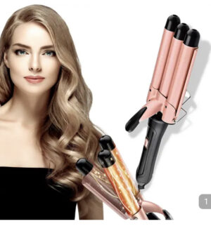 OFERTA 18/11/24 Triondas Modelador de Cachos 25mm Prancha Profissional Bivolt Turmalina Cerâmica Ondas Perfeitas Anti estático