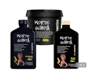 OFERTA 30/11/24 Kit Shampoo + Condicionador + Máscara Capilar Lola Cosmetics Morte Súbita - PM 570897000