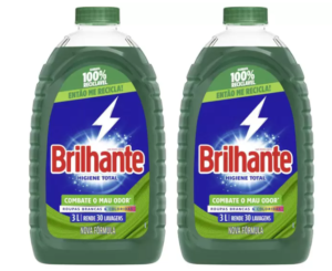 OFERTA 20/11/24 Kit Sabão Líquido Brilhante Higiene Total 3L Cada - 2 Unidades - 239009200