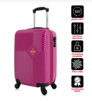 OFERTA 19/11/24 Mala pequena de bordo Zug Swiss Move Pink - PM gj3kd59609