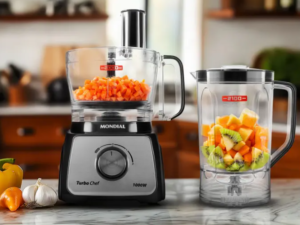 OFERTA 21/11/24 Multiprocessador de Alimentos Mondial Preto - Turbo Chef MPN-01-B 5 Funções 1000W - PM 234419900