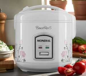OFERTA 19/11/24 Panela de Arroz Elétrica Mondial Bianca Rice - NPE-05-5X 5 Xícaras 400W - PM 236681900