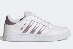 OFERTA 20/11/24 Tênis Adidas Breaknet Feminino - Branco+Lilás - NTS