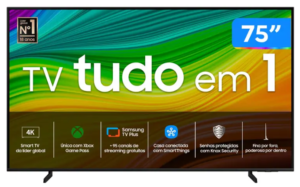 OFERTA 17/11/24 Smart TV 75" 4K UHD QLED SAMSUNG 75Q60DA Wi-Fi - Bluetooth Alexa 3 HDMI 2 USB - PM 238242900