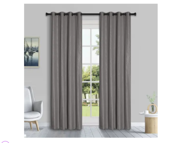 OFERTA 05/12/24 Cortina de Tecido Rustica Veneza 2,60x2,30m Pemogo - PM cj442eeh7j