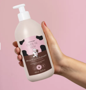 OFERTA 18/12/24 Loção Desodorante Hidratante Corporal Cuide-se Bem Deleite Chocolatudo 400ml - BOT  B58227