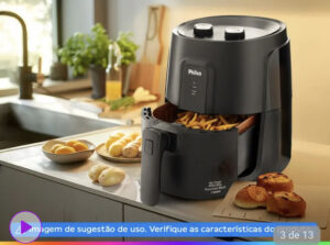 OFERTA 09/12/24 Fritadeira Elétrica sem óleo/Air Fryer Philco  - PM 236753400