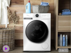 OFERTA 09/12/24 Lava e Seca Smart Midea 11kg Inverter Branca MF200D110WB - PM 234659100
