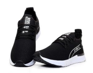 OFERTA 18/12/24 Tenis Masculino Esportivo E Casual Academia Wayke Confortável Preto Branco - DFT