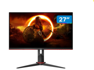 OFERTA 21/01/25 Monitor Gamer AOC 27" Full HD 165Hz 1ms HDMI 27G2S/BK - PM 237272700